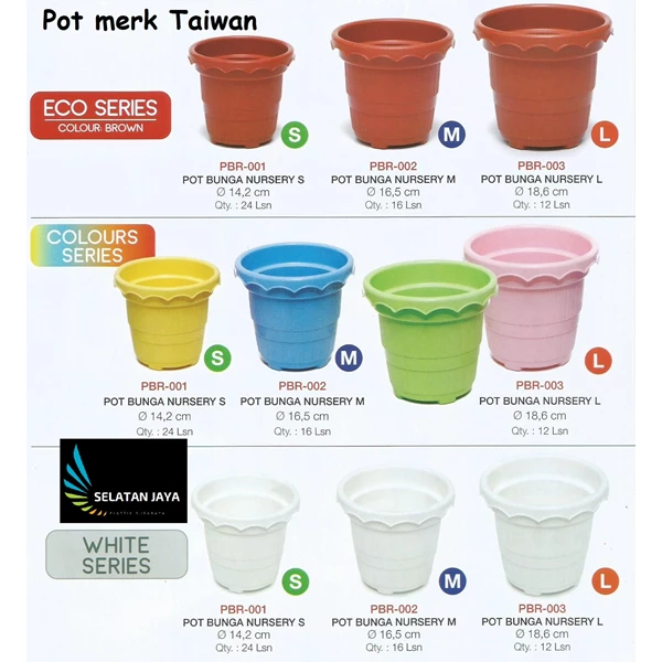 Plastic Pot Taiwan Brand