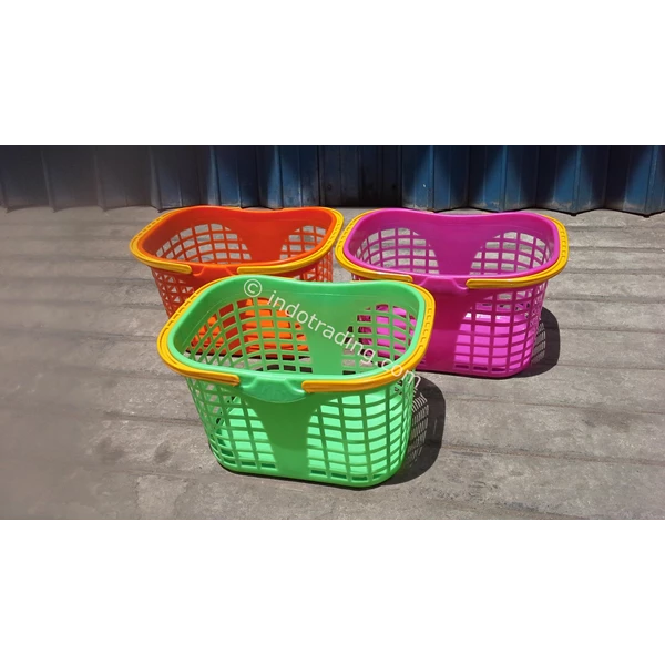 Plastic Basket For Toys Ar Brand.