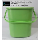 WKNY green plastic bucket facet Mauren 3
