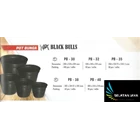 Pot gantung plastik warna hitam merk Black bulls 1