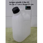 Jerigen Plastik 2 liter merk KS 3