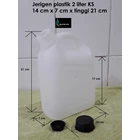 Jerigen Plastik 2 liter merk KS 1
