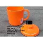 Melamine glass mug handle 600 ml B0204 golden dragon 1