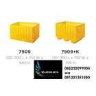 Large plastic crates industry basket 7909 Rabbit brand 1