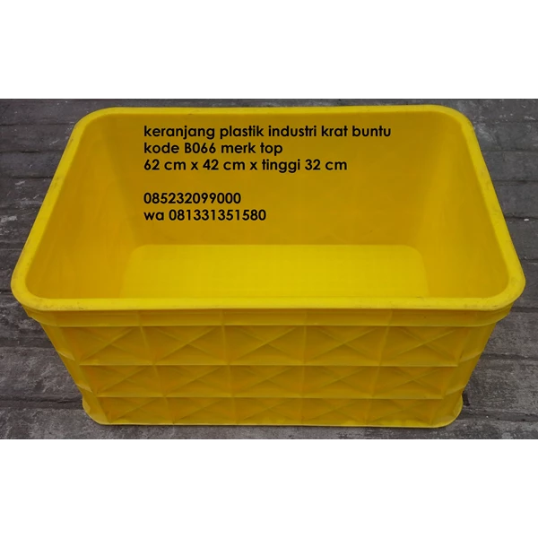 Industrial plastic basket crates code B066 top brands