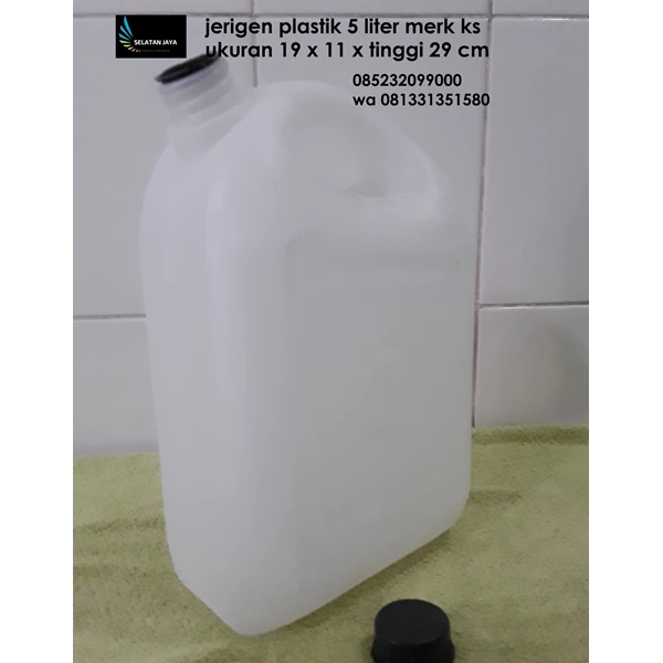 Jerigen plastik air  5 liter KS