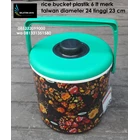  Produk Plastik Rumah Tangga Rice Bucket plastik 6 liter merk Taiwan 1