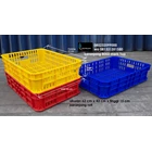 Industrial plastic crates basket B002 Top hole 1
