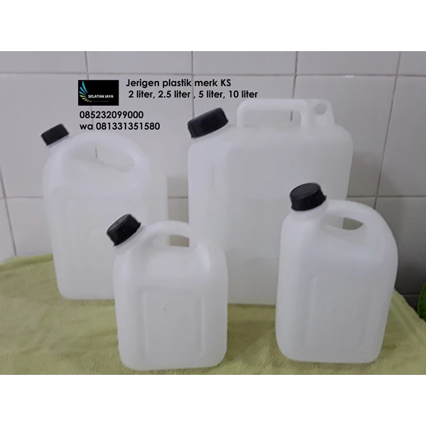 2 liter 5 liter 10 liter plastic jerry cans brand KS