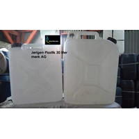 AG brand 30 liter plastic jerry cans