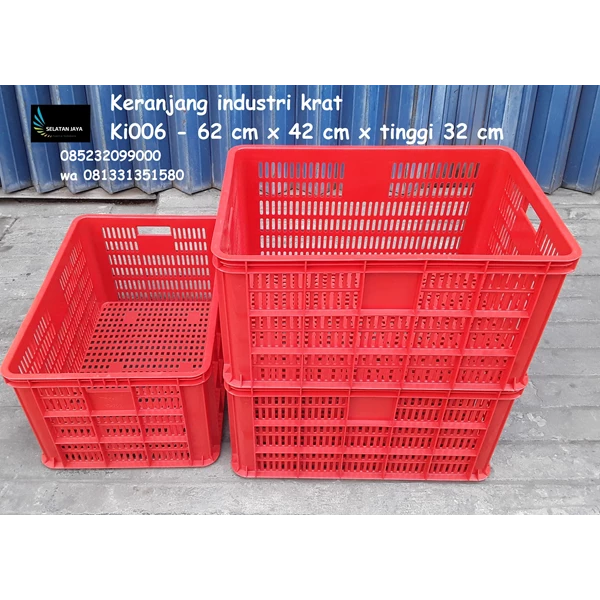 The plastic basket for the TOP brand Ki006 hole crates industry