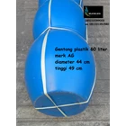 60 liter plastic barrel in the blue color of the AG brand 1