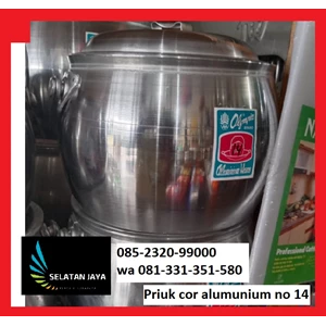 panci Priuk cor alumunium kecil no 6 merk olympia