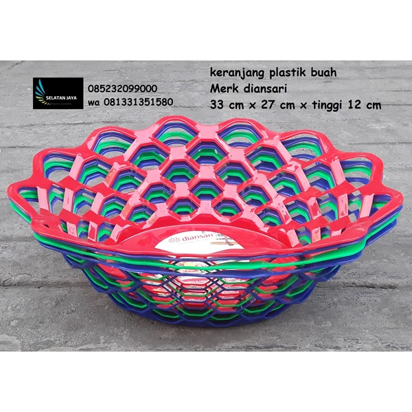 Diansari plastic fruit basket