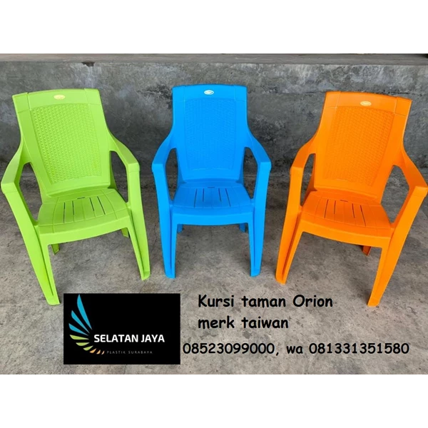 Plastic garden chair with ORION Taiwan