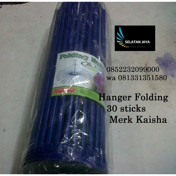 Hanger Folding plastic 30 sticks of the kaisha brand