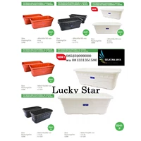 Lucky Star brand rectangular plastic pot