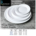 Melamine Flat Plate 9 inch Golden Dragon P5409 1