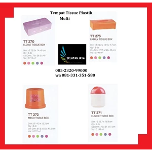 Tempat tissue plastik segi Multi TT273